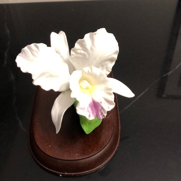 Bisque porcelain flower - Picture 2 of 7